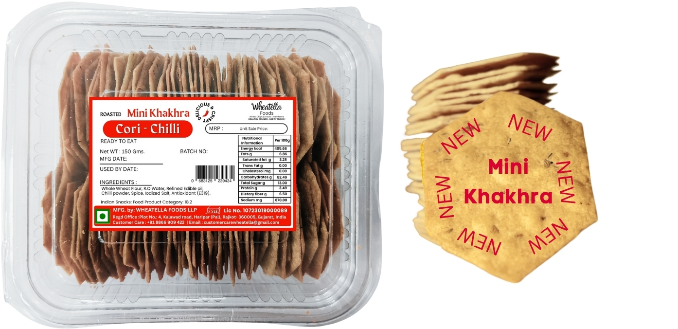 Container and Khakhra